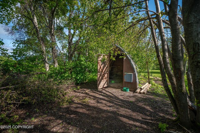 1855 Mission Rd, Homer, AK 99603 - view of yard with an outdoor structure