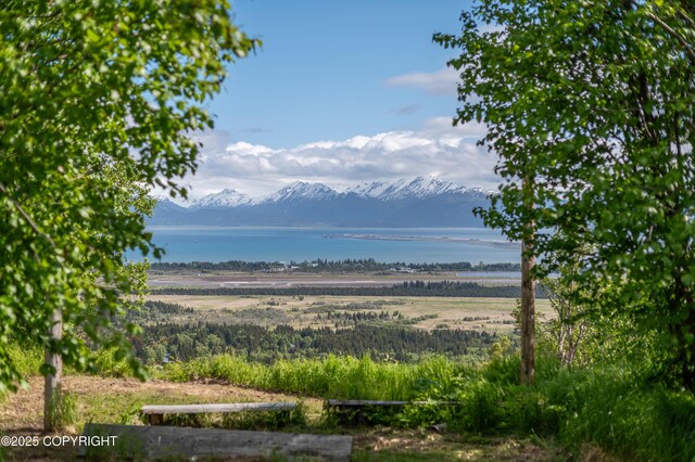 1855 Mission Rd, Homer, AK 99603 - water view with a mountain backdrop