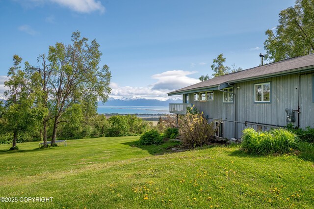 1855 Mission Rd, Homer, AK 99603 - view of grassy yard featuring a water view