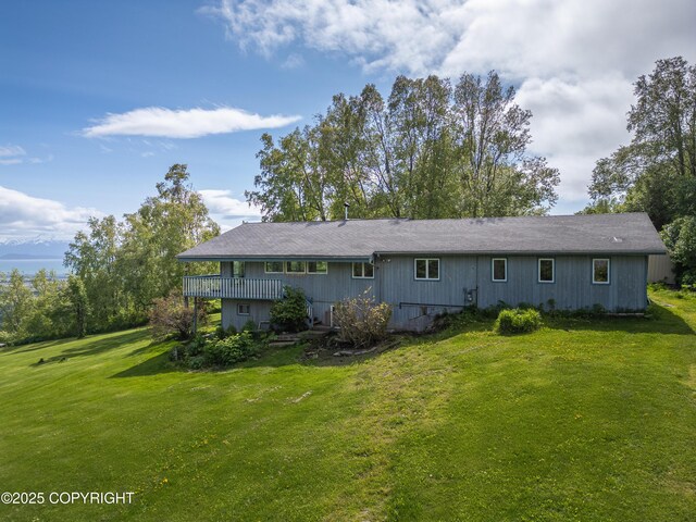 1855 Mission Rd, Homer, AK 99603 - back of house featuring a yard