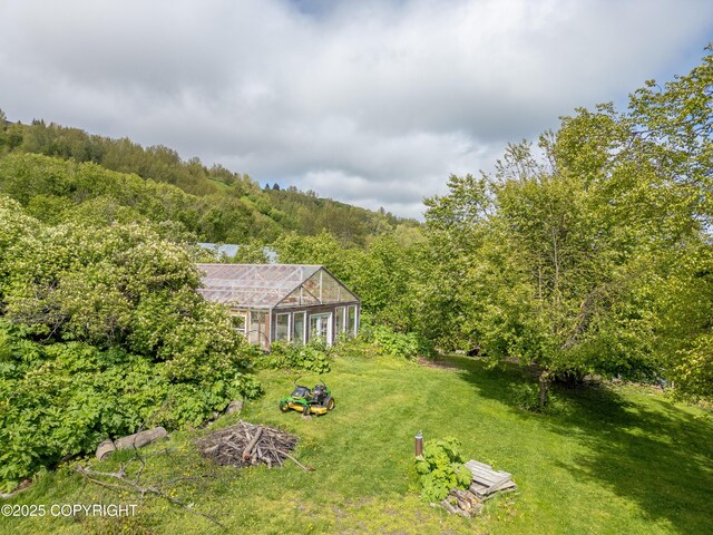 1855 Mission Rd, Homer, AK 99603 - view from above of property featuring a heavily wooded area