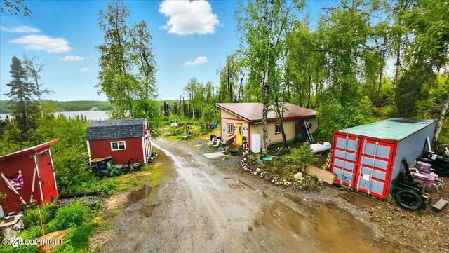 9637 N Buckingham Palace Rd, Willow, AK 99688 - view of road with a water view