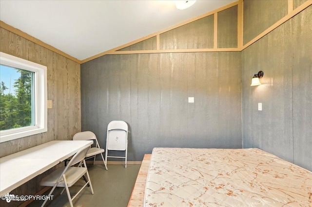 9637 N Buckingham Palace Rd, Willow, AK 99688 - bedroom with concrete flooring
