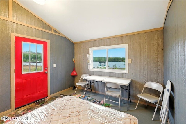 9637 N Buckingham Palace Rd, Willow, AK 99688 - entrance foyer featuring lofted ceiling