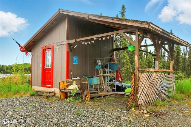 9637 N Buckingham Palace Rd, Willow, AK 99688 - view of outbuilding