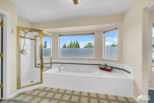 10201 Sextant Cir, Anchorage, AK 99515 - full bath with a garden tub and a shower stall