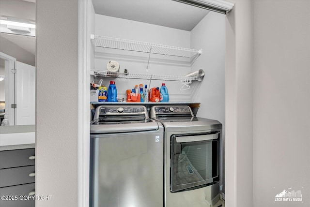 10201 Sextant Cir, Anchorage, AK 99515 - washroom with washer and clothes dryer