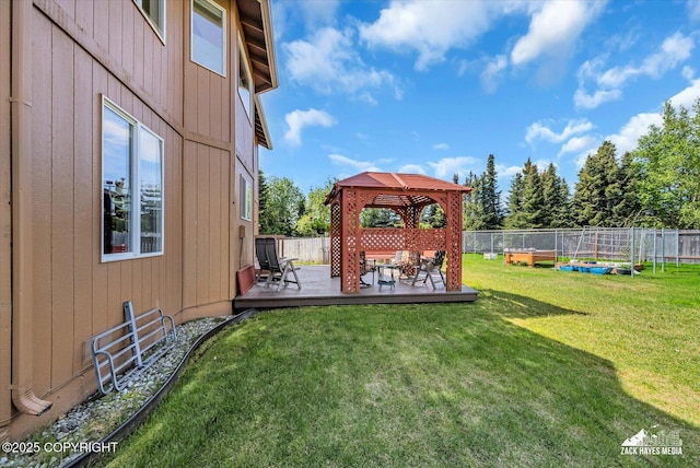 10201 Sextant Cir, Anchorage, AK 99515 - view of yard featuring a gazebo