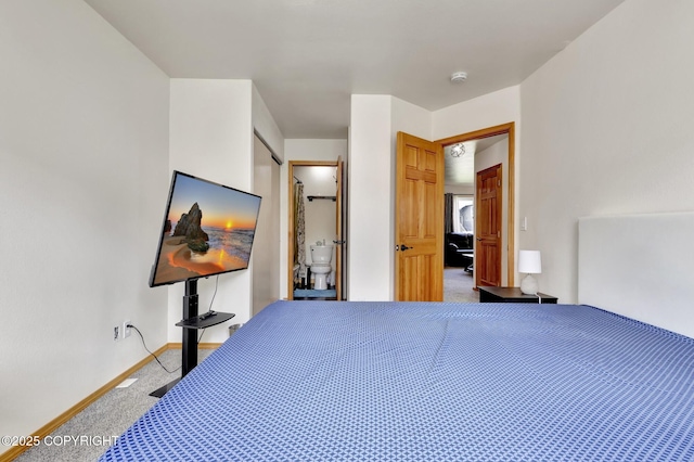 4160 Crannog St, Anchorage, AK 99502 - bedroom with carpet, baseboards, and ensuite bathroom