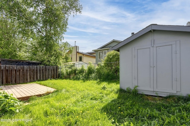 4160 Crannog St, Anchorage, AK 99502 - view of yard