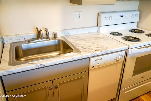 2100 Minerva Way # A6, Anchorage, AK 99515 - kitchen featuring white appliances and a sink