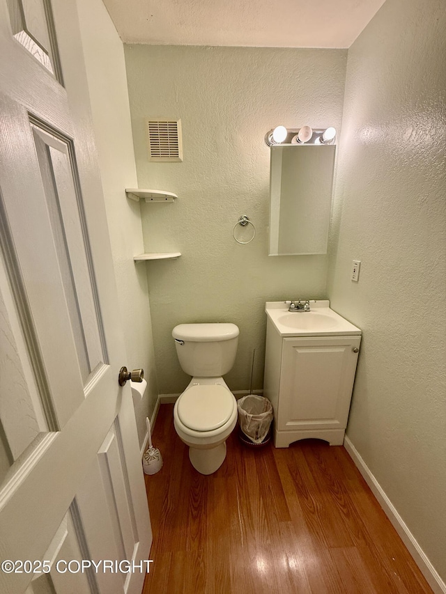 4941 E Rhubarb Cir, Wasilla, AK 99654 - bathroom with vanity and wood finished floors