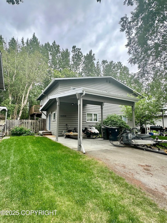 3139 Rosella St # G, Anchorage, AK 99504 - view of home's exterior with driveway