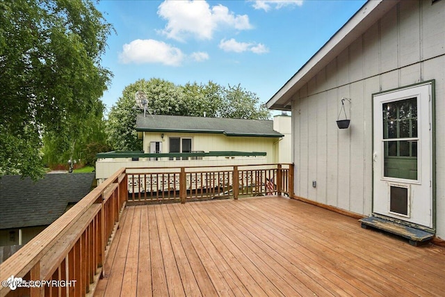 6911 Cheryl St, Anchorage, AK 99518 - view of deck