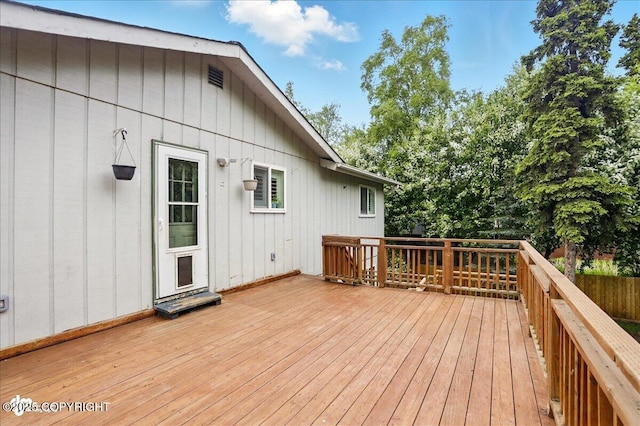 6911 Cheryl St, Anchorage, AK 99518 - view of deck