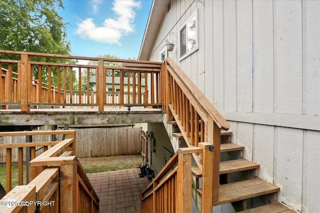6911 Cheryl St, Anchorage, AK 99518 - deck with stairway