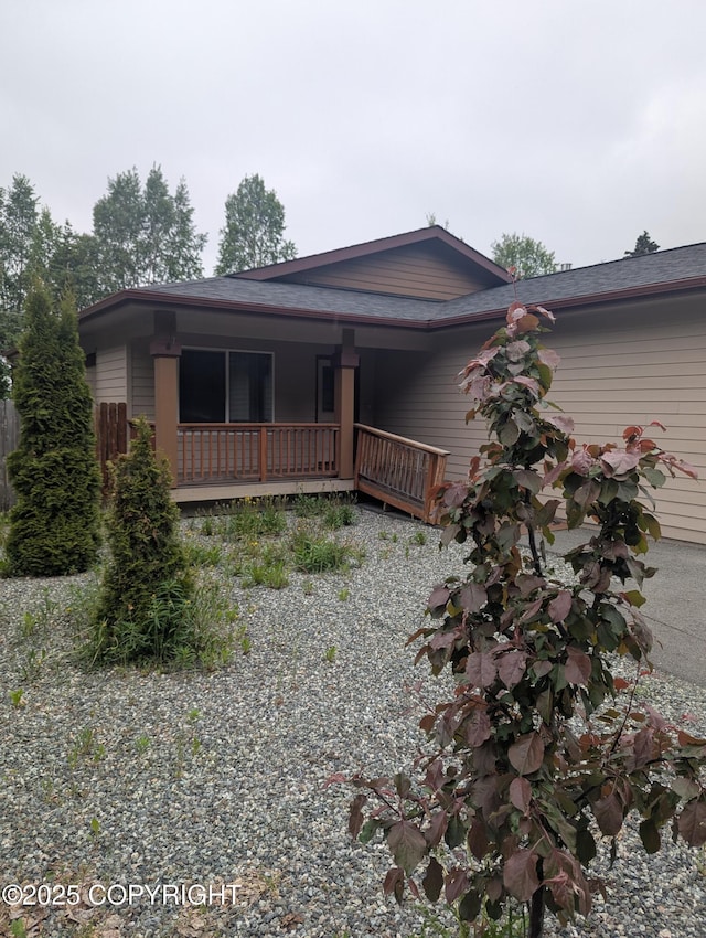 7324 Zurich St, Anchorage, AK 99507 - view of front of home with covered porch