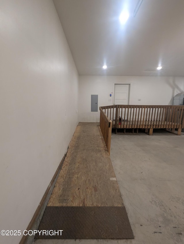 7324 Zurich St, Anchorage, AK 99507 - additional living space with electric panel and concrete flooring