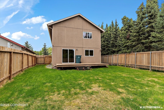 2353 Maritime Loop, Anchorage, AK 99515 - rear view of property featuring a deck