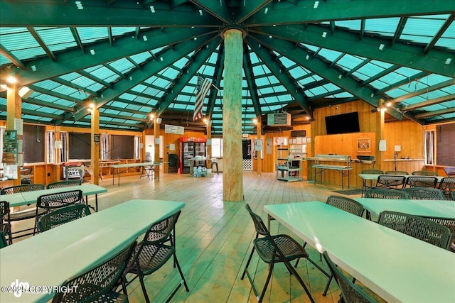 13364 Sterling Hwy, Ninilchik, AK 99639 - lobby featuring wood walls and lofted ceiling
