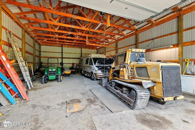 13364 Sterling Hwy, Ninilchik, AK 99639 - garage featuring metal wall