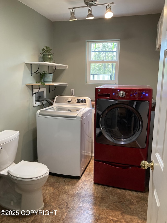 22909 Green Garden Dr, Chugiak, AK 99567 - washroom with washing machine and clothes dryer