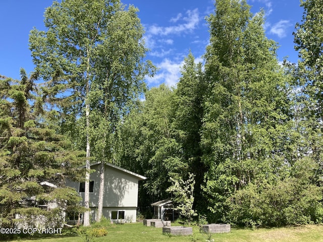22909 Green Garden Dr, Chugiak, AK 99567 - view of grassy yard