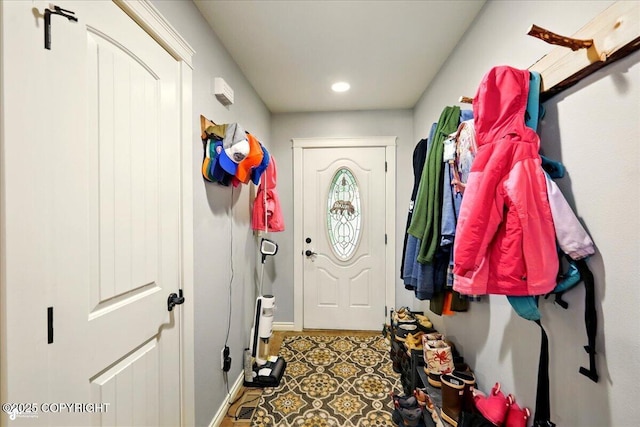 2700 S Hatcher Pass St, Wasilla, AK 99623 - entrance foyer with recessed lighting and baseboards