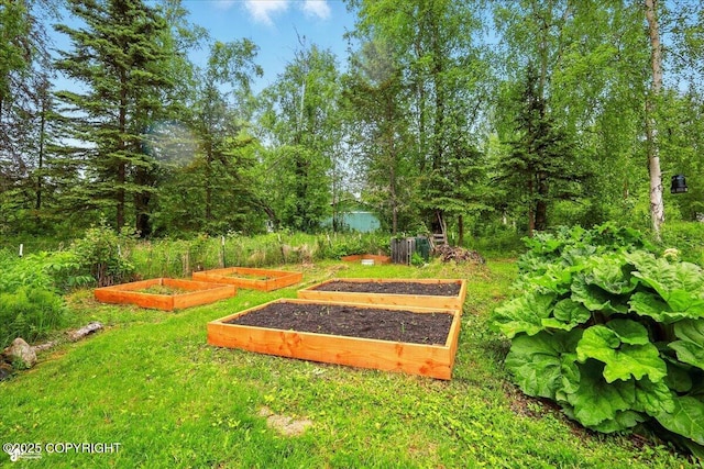 2700 S Hatcher Pass St, Wasilla, AK 99623 - view of home's community with a garden