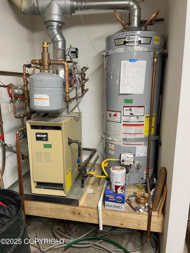 7700 E 32nd Ave, Anchorage, AK 99504 - utility room featuring water heater