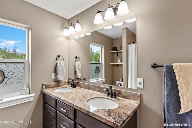 542 S Tender Arctic Dr, Palmer, AK 99645 - bathroom with double vanity and toilet