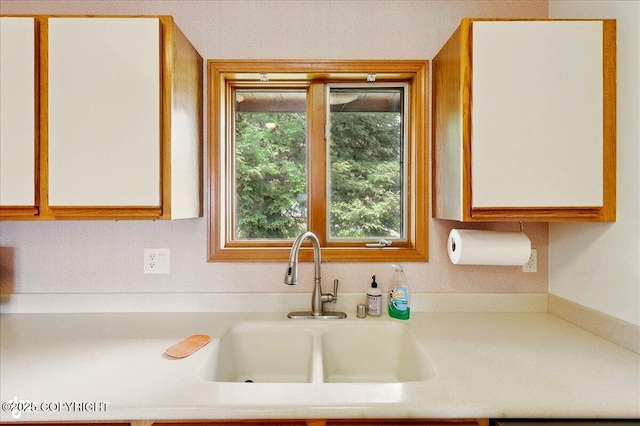 4085 Calhoun St, Homer, AK 99603 - kitchen featuring a sink and light countertops
