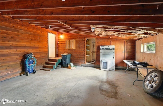 4085 Calhoun St, Homer, AK 99603 - below grade area featuring wooden walls