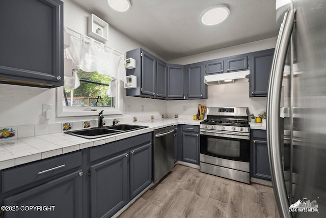 20213 David Ave, Eagle River, AK 99577 - kitchen featuring stainless steel appliances, under cabinet range hood, and light wood-style flooring