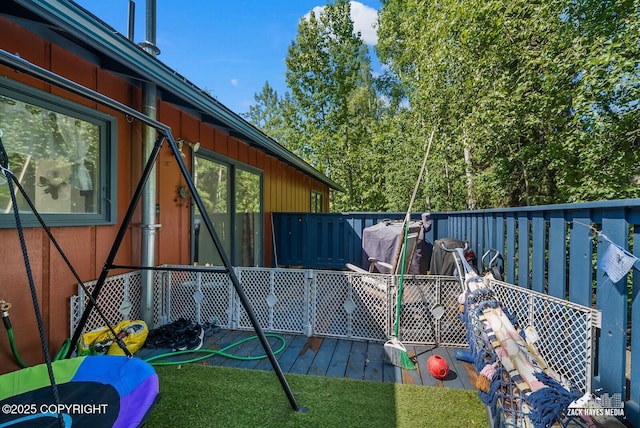 20213 David Ave, Eagle River, AK 99577 - view of home's exterior with a deck