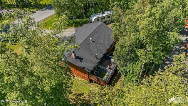 20213 David Ave, Eagle River, AK 99577 - view from above of property