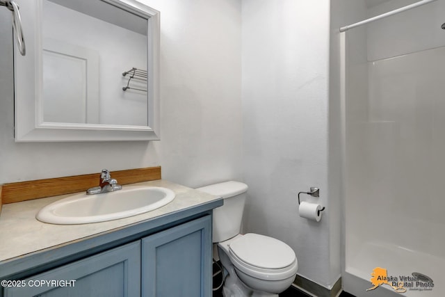 2922 Summer Sun Ct # 154, Anchorage, AK 99507 - bathroom with a shower stall and vanity