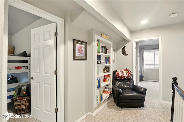 12830 Mission Cir, Anchorage, AK 99516 - sitting room featuring carpet and baseboards