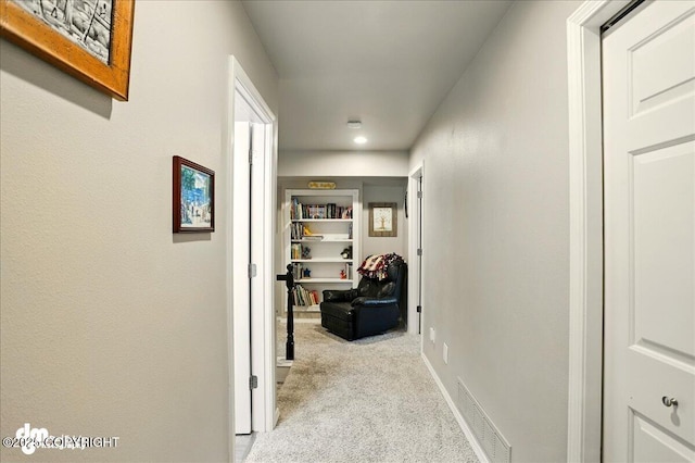 12830 Mission Cir, Anchorage, AK 99516 - hall featuring carpet and recessed lighting