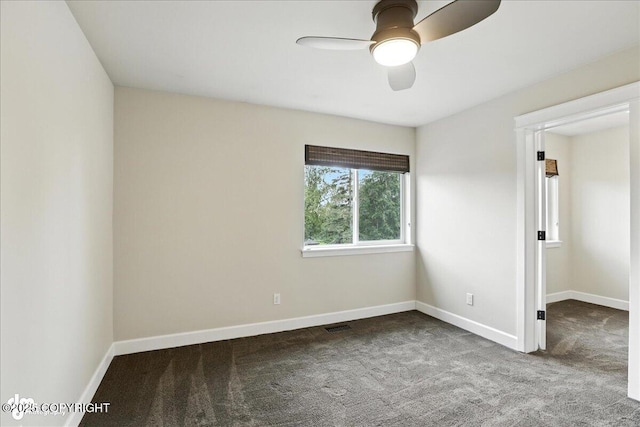 8683 Estates Cir, Anchorage, AK 99507 - unfurnished room with carpet flooring and a ceiling fan