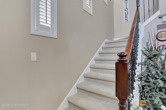 2548 S Gallop Cir, Wasilla, AK 99654 - stairs with plenty of natural light