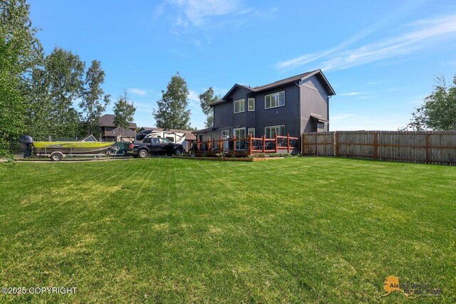 2548 S Gallop Cir, Wasilla, AK 99654 - back of property