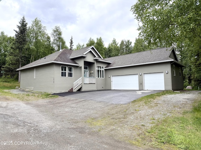 14740 Maxwell Pl, Anchorage, AK 99516 - single story home with driveway, a garage, and roof with shingles