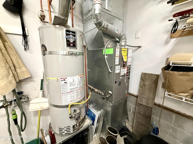 14740 Maxwell Pl, Anchorage, AK 99516 - utility room featuring strapped water heater