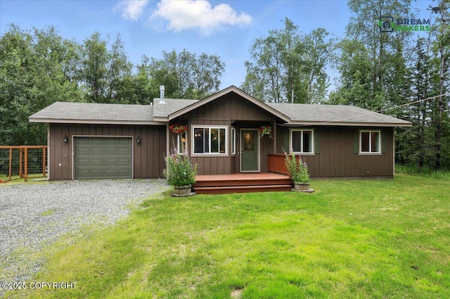8520 E Gold Bullion Blvd, Palmer, AK 99645 - ranch-style home with a garage and driveway