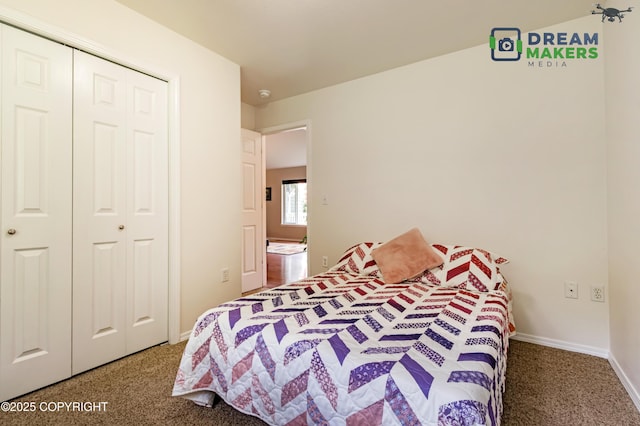 3111 N Intuition Dr, Wasilla, AK 99654 - carpeted bedroom with a closet and baseboards