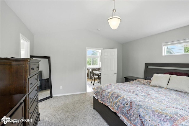 9198 Eagle River Ln, Eagle River, AK 99577 - carpeted bedroom with multiple windows and vaulted ceiling