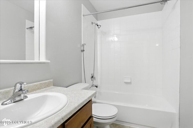 9198 Eagle River Ln, Eagle River, AK 99577 - bathroom featuring vanity and tub / shower combination
