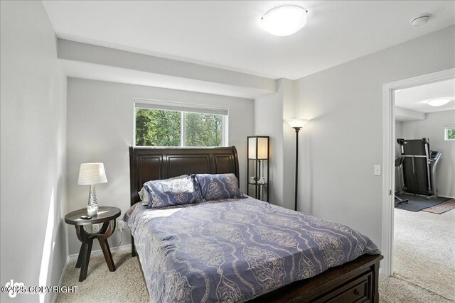 9198 Eagle River Ln, Eagle River, AK 99577 - carpeted bedroom featuring baseboards