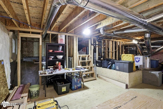9198 Eagle River Ln, Eagle River, AK 99577 - view of unfinished basement